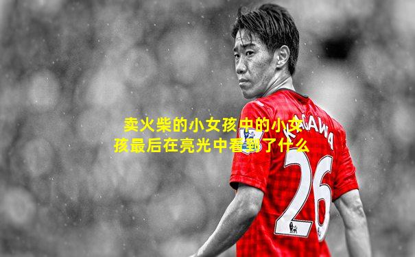 卖火柴的小女孩中的小女孩最后在亮光中看到了什么