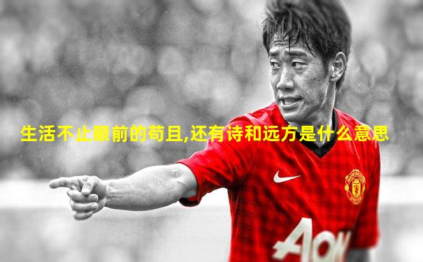 生活不止眼前的苟且,还有诗和远方是什么意思