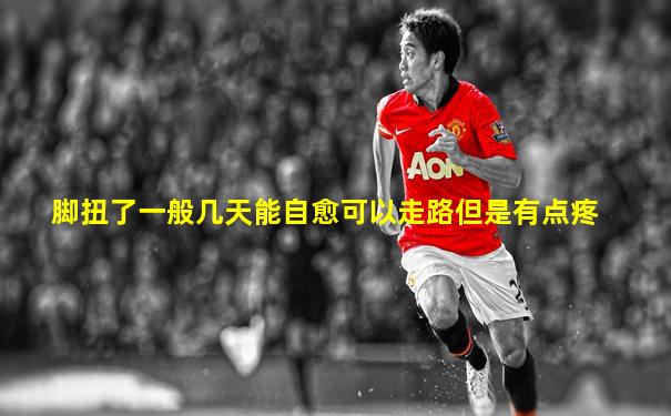脚扭了一般几天能自愈可以走路但是有点疼